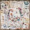 200 Pieces Vintage Scrapbook Supplies Pack for Junk Journal Bullet Journals Planners Botanical Paper Stickers Craft Kits Aesthetic Cottagecore Collage Album (Nature)